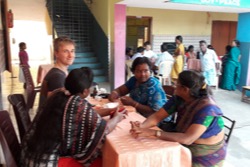 A Health Expo' in India (2018), during the mission trip organized by Menorah Mission School
