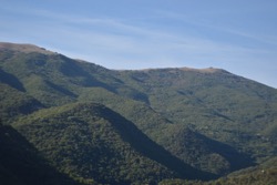 Mount Guardiabella, one of the mountains in the view in front of the school